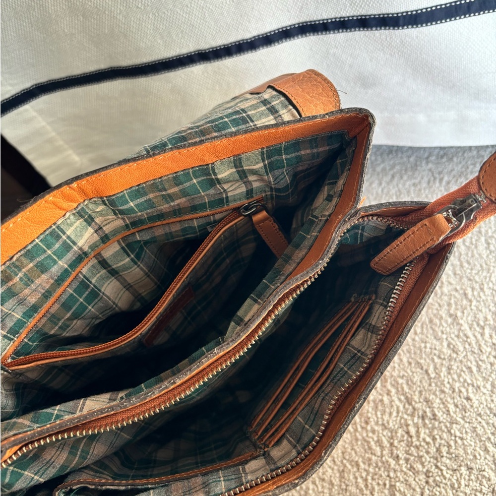 Tan Leather Backpack - Picture 3 of 4